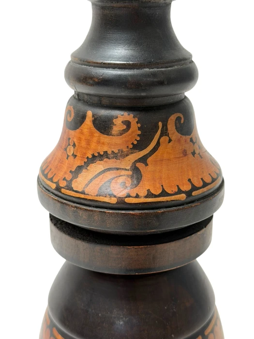 Art Deco Batik Floor Lamp by Hans Steinpatz, Dutch Design, 1920s